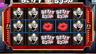 BETTY BOOP Video Slot Casino Game with a "BIG WIN" on a Regular Spin