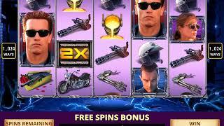 T2: JUDGEMENT DAY Video Slot Casino Game with a FREE SPIN BONUS