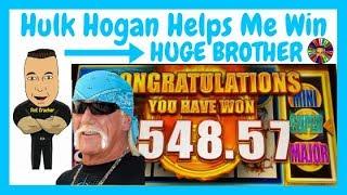 WATCH! Hulk Hogan Gets Me An Incredible Slot Machine Win