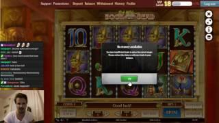 Mega trolled by Book of Dead slot machine