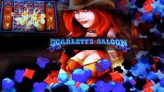 MAX BET! Scarlett's Saloon - Slot Machine Bonus