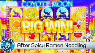 Coyote Moon Slot Machine after Spicy Ramen Dinner