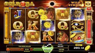 Gold of Ra casino slot - 1,010 win!