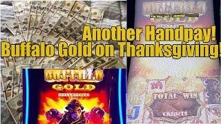 ANOTHER HANDPAY! BUFFALO GOLD SLOT MACHINE-LIVE PLAY