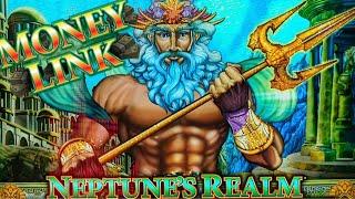 ★ Slots ★NEPTUNE'S REALM Money Link★ Slots ★ Live Play | Money link feature |Free Spins Nice Wins!