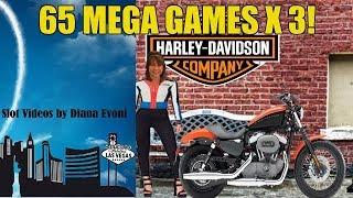 BIG WIN! MEGA FREE GAMES ON HARLEY DAVIDSON SLOT MACHINE