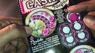 Casino Nights Lottery Scratch off - CT lottery