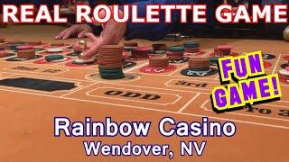 DOUBLING $$ IN ONE SPIN! - Live Roulette Game #17 - Rainbow Casino, Wendover, NV - Inside the Casino