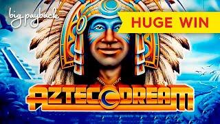 SO CLOSE TO JACKPOT TWICE! Aztec Dream Slot - HUGE WIN SESSION!