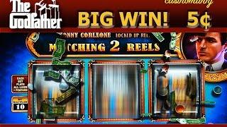 5-cent! - THE GODFATHER Slot Machine - BIG WIN! - Slot Machine Bonus