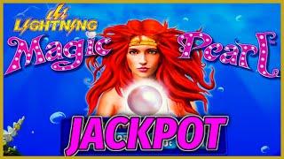 HIGH LIMIT Lighting Cash Link Magic Pearl HANDPAY JACKPOT ~ $25 Bonus Round Slot Machine Casino