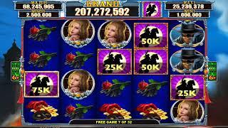 ZORRO Video Slot Casino Game with a RETRIGERED ZORRO FREE SPIN BONUS