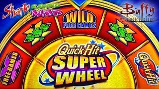 Shark Raving Mad • Buffy • Quick Hit Super Wheel • The Slot Cats •