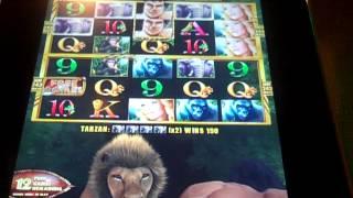 Tarzan and Jane Slot machine Bonus I max bet