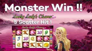 Lucky Lady's Charm Deluxe - Monster Win!!! - Novomatic