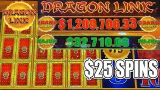 BONUS FREE GAMES ⋆ Slots ⋆ Going for The $1,200,000 Dragon Link Grand Jackpot!