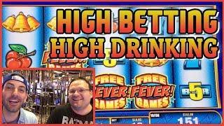 •• High Betting + HIGHER Drinking•  Casino Slots with Andrew • Brian Christopher @ Cosmopolitan