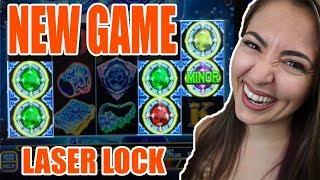 ANGRY Lady Luck Plays Lazer Lock Slot After Security Encounter