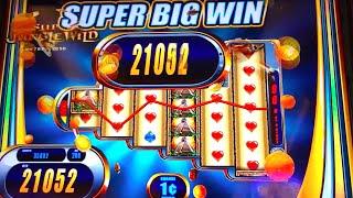 BIG WIN!!!  "SUPER JUNGLE WILD" Slot Machine Bonus (2 videos)