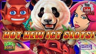 • HOT NEW IGT SLOT MACHINES! • PANDA PALACE SHES A RICH GIRL ICE HEIST AND MANY MORE!