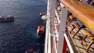 Queen Mary 2 Lifeboat Tender Time Lapse