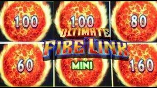 ULTIMATE FIRE LINK SLOT MACHINE | 10¢ DENOM BONUS | GREAT SESSION