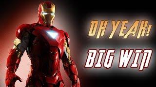 Iron Man - short and sweet - live play w/ bonus - Slot Machine Bonus