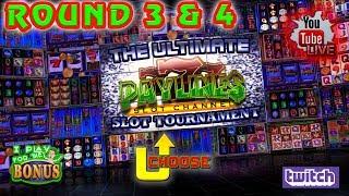 • LIVE:  ULTIMATE PAYLINES SLOT TOURNAMENT • ROUNDS 3 & 4 • THE SLOT MUSEUM