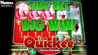 Ruby Slippers Slot Machine - Tiny Bet - Big Win! - Quickee