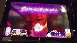 Willy Wonka Slot Machine ~ CHOCOLATE RIVER BOAT BONUS!!! ~ GOLDEN TICKET PRIZE??? • DJ BIZICK'S SLOT