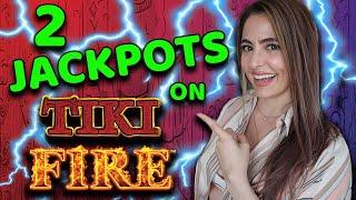 TIKI FIRE with ⋆ Slots ⋆ 2 JACKPOT HANDPAYS at Cosmopolitan Las Vegas!