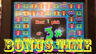 Super Jackpot Party Live Play with TWO BONUS ROUNDS 2 cent denom