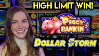 High Limit Dollar Storm Slot Machine Works Out! Awesome Multipliers In The BONUS!