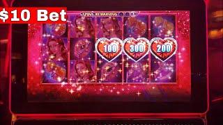 Lock It Link Slot $10 Bet Bonus Won | First look • AfterBurner •BURNING WHEEL Slot Machine BONUSES