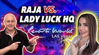 The Raja vs Lady Luck HQ ⋆ Slots ⋆️ Couples Slot Challenge at Resorts World Las Vegas