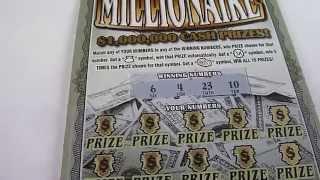 "Millionaire" Scratchcard - $5 Instant Lottery ticket
