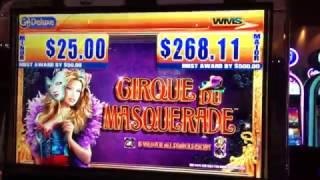 MEGA WIN!!!! Cirque De Masquarde Slot Bonus