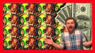 Over 100+ Bonus Spins!!! YES!!! HUGE WINS on Exotic Treasures Slot Machine! Just Bonuses! RETRIGGER!
