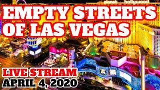 Las Vegas News - The Vegas Strip A Ghost Town April 4 2020