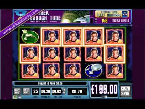 £1819 MEGA BIG WIN (2598 X STAKE) STAR TREK: A PIECE OF ACTION™ AT JACKPOT PARTY