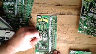 Scratching $600 in Lottery Tickets Live - full pack of $10 tickets