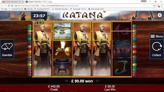 (Novomatic) Katana £3 stake nice win!!
