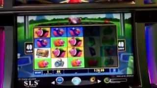 Rich Little Piggies II Slot Machine Airplane Bonus SLS Casino Las Vegas