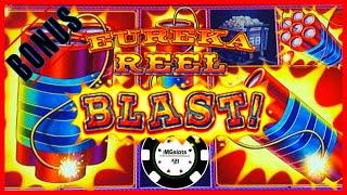 •HIGH LIMIT Lock It Link Eureka Reel Blast •$25 MAX BET BONUS ROUND Slot Machine Casino