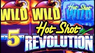 •NEW SLOT!• HOT SHOT REVOLUTION - FIRE & ICE FREE GAMES!! Slot Machine Bonus (SG | BALLY)