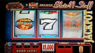 Triple Red Hot Sevens High Limit Slot Jackpots