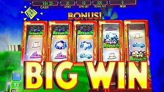 BIG WINS!! W/ MRS. CT SLOTTERS! "MONOPOLY JACKPOT STATION" Slot Machine Bonus Win Videos