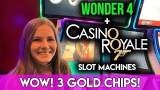 BIG WIN!! James Bond Casino Royal Slot Machine! Awesome BONUS!!