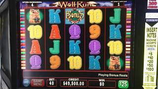 $25 Wolf Run Slot Action Jackpot time • Slots N-Stuff