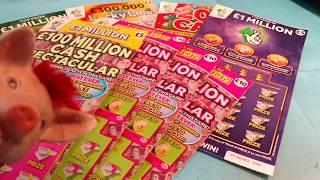 Wow!..BIG BANK HOLIDAY Scratchcard game...3x BIG MOMMIES..Purple Million..20x CASH..LUCKY LINES